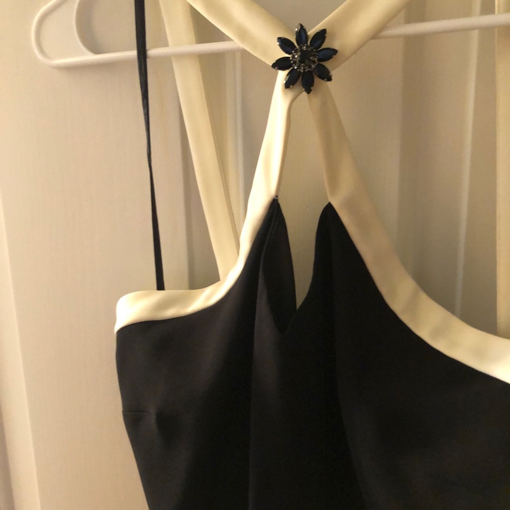 Evan Piccone cross cross front cocktail dress